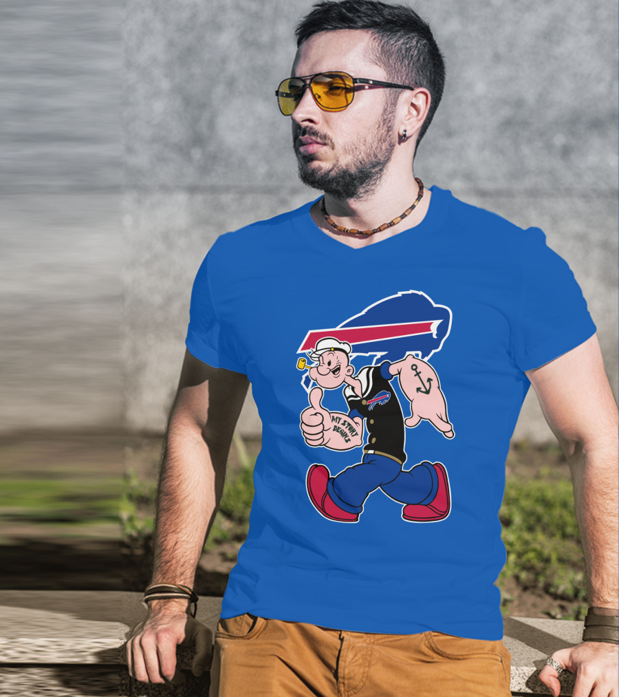 Buffalo Bills Popeye My Spirit Beanie T-Shirt