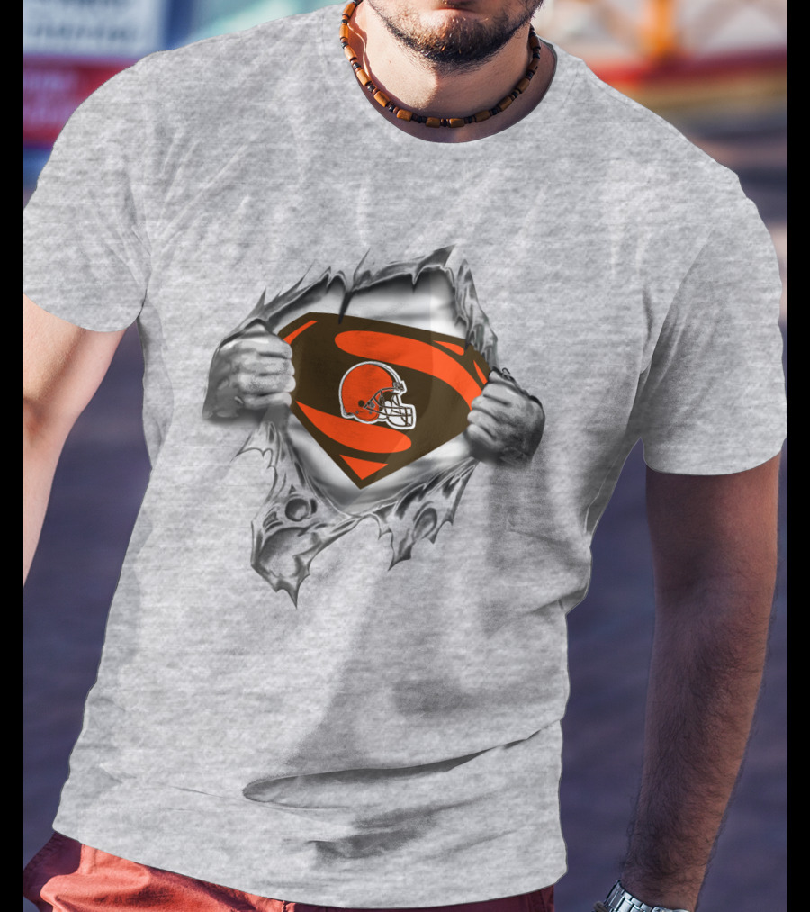Cleveland Browns Superman Fusion T-Shirt
