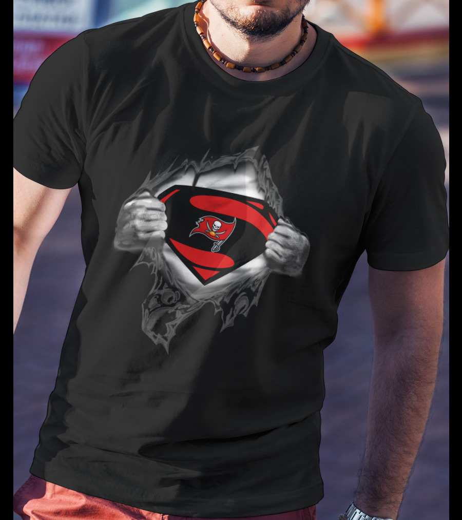 Superman Buccaneers Nfl T-Shirt