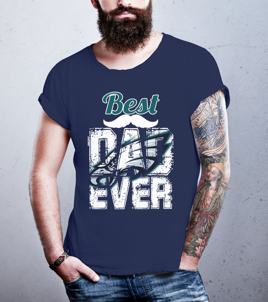 Best Dad Ever Eagles T-Shirt