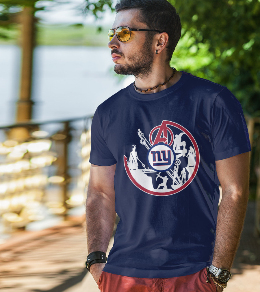 Ny Giants Avengers Crossover T-Shirt