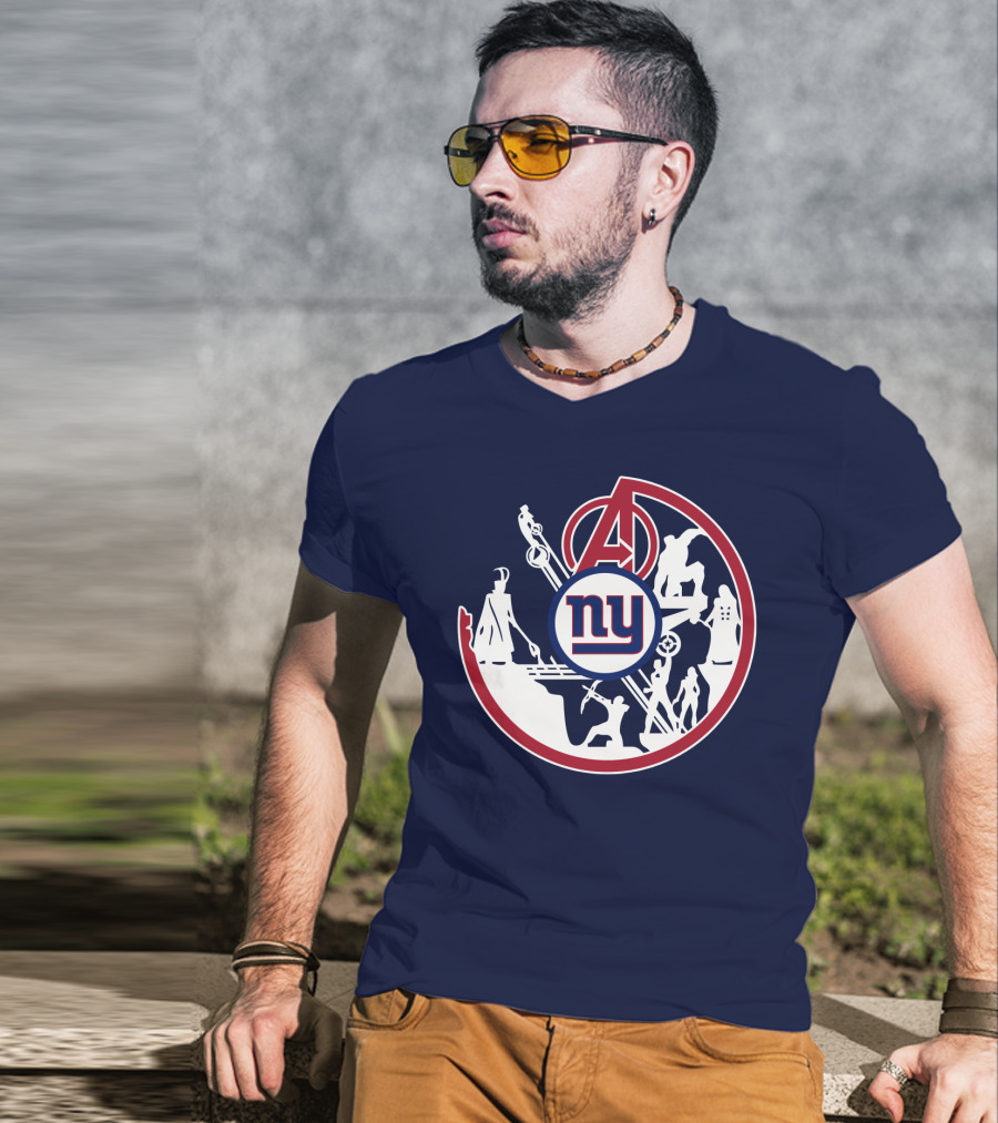 Ny Giants Avengers Crossover T-Shirt
