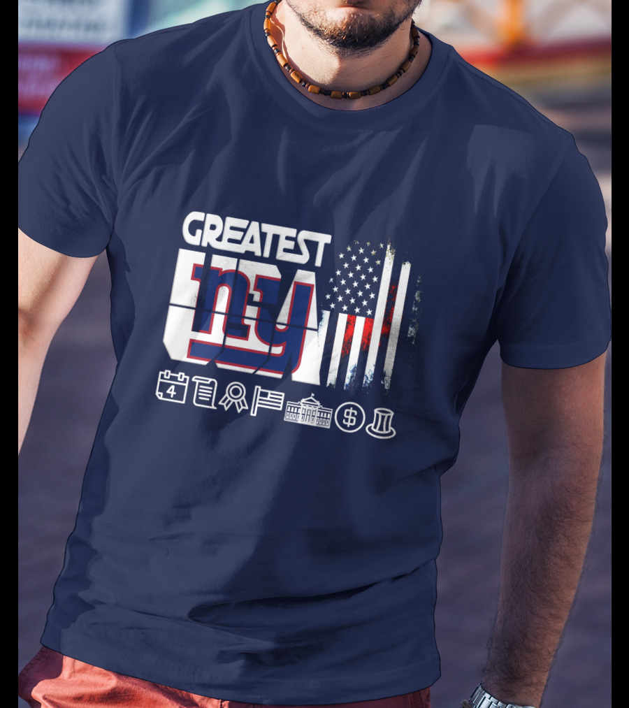 Greatest Ny American Icons And Symbols Collection T-Shirt
