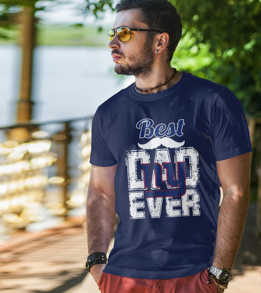 Best Dad Ever Giants T-Shirt