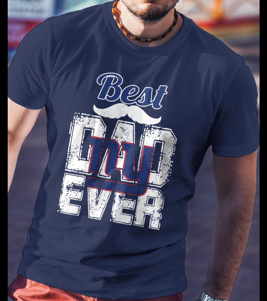 Best Dad Ever Giants T-Shirt
