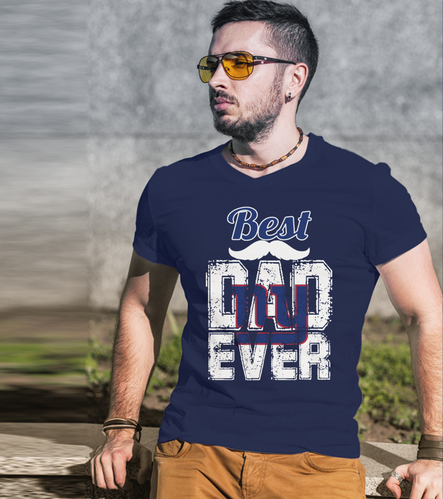 Best Dad Ever Giants T-Shirt