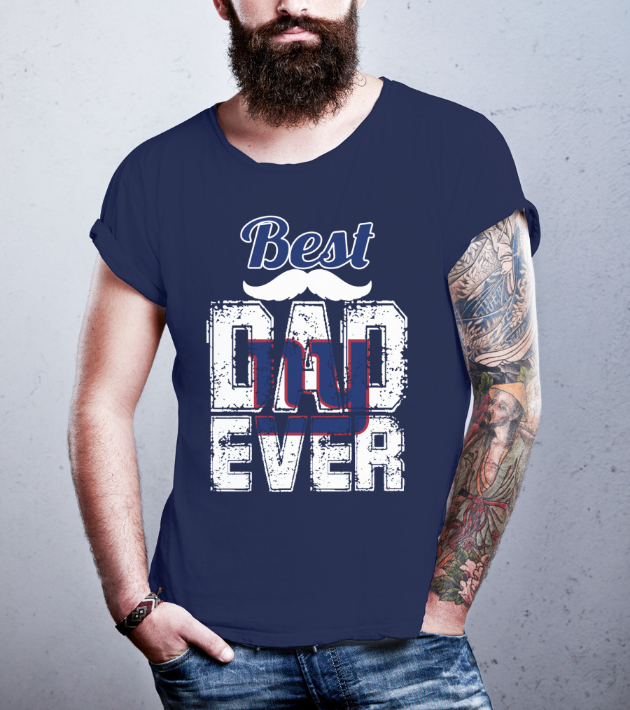 Best Dad Ever Giants T-Shirt