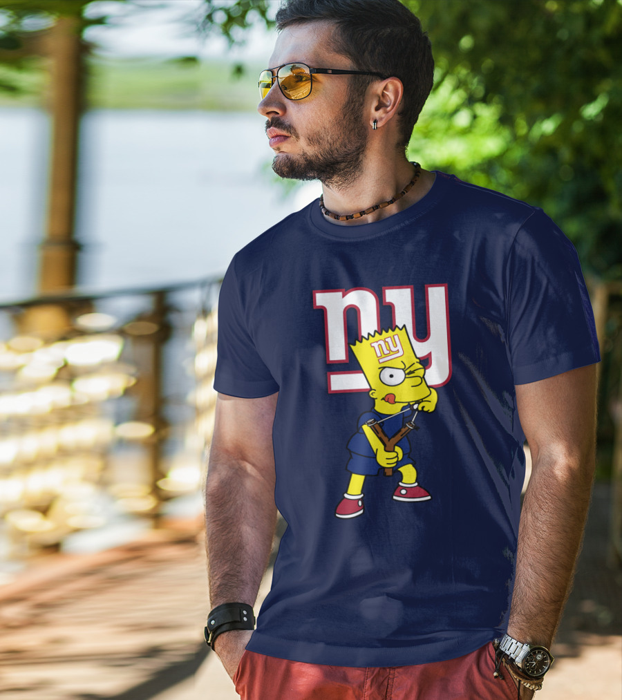 Ny Giants Bart Slingshot T-Shirt