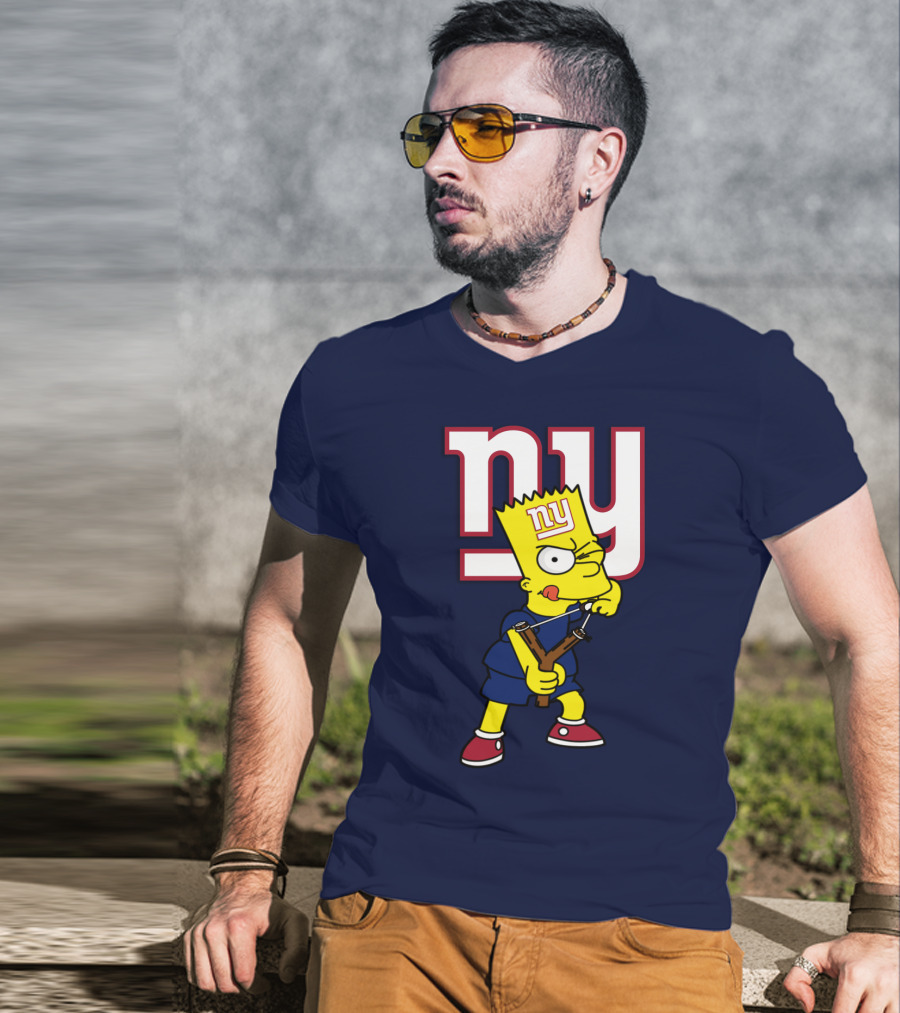 Ny Giants Bart Slingshot T-Shirt