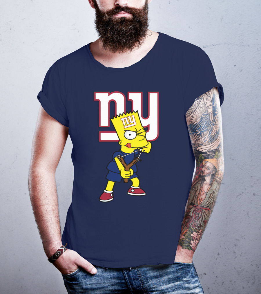 Ny Giants Bart Slingshot T-Shirt
