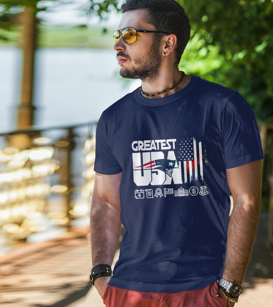 Greatest Usa New England Patriots American Icons T-Shirt