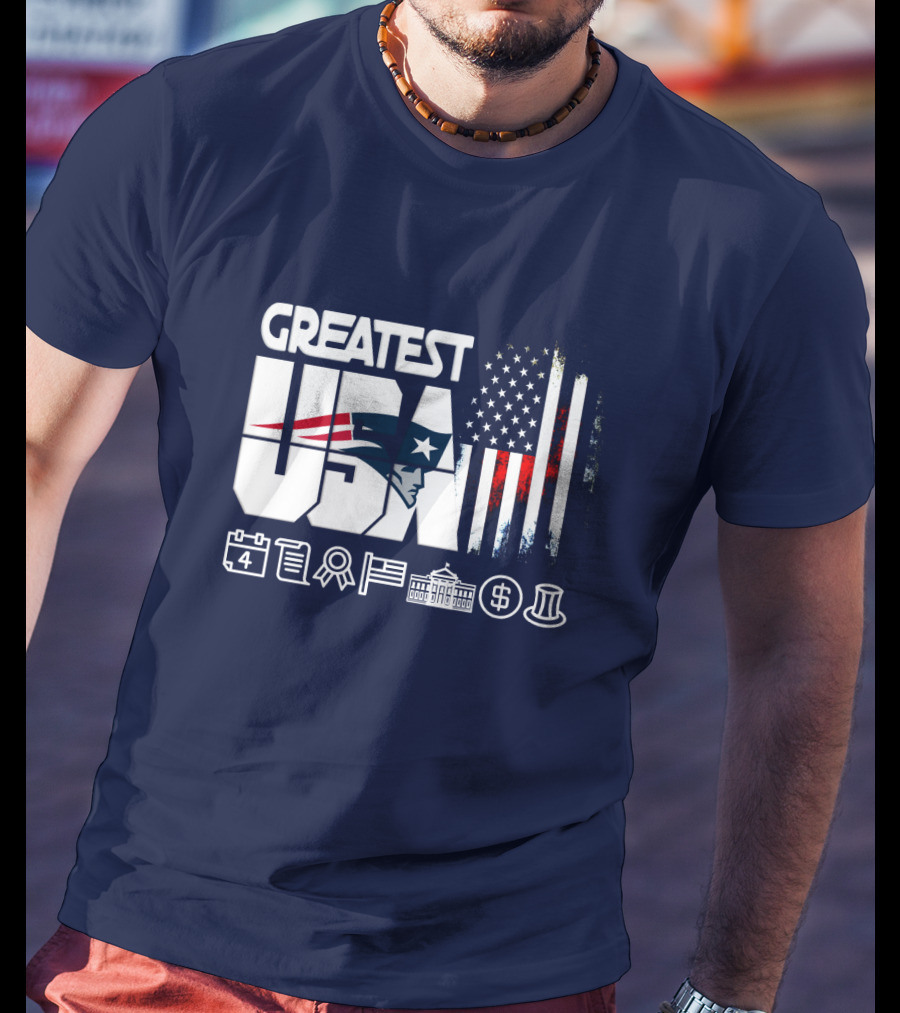 Greatest Usa New England Patriots American Icons T-Shirt
