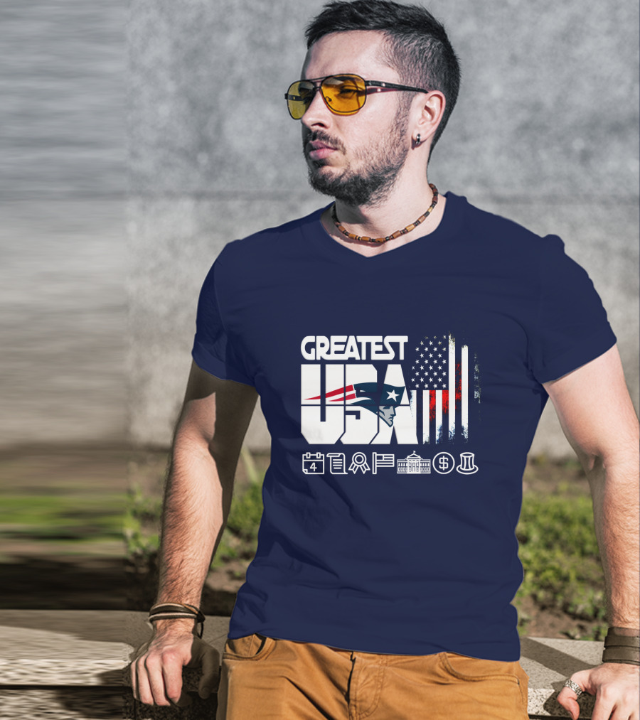 Greatest Usa New England Patriots American Icons T-Shirt