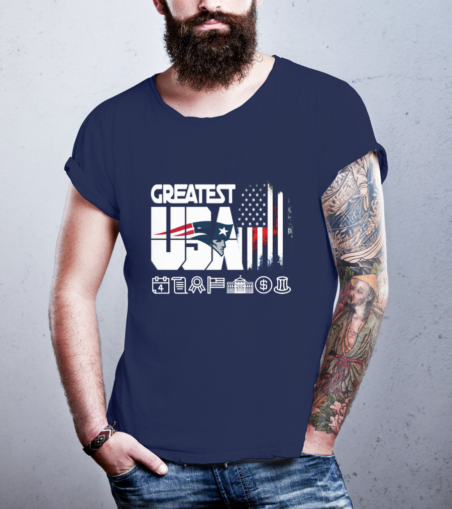Greatest Usa New England Patriots American Icons T-Shirt