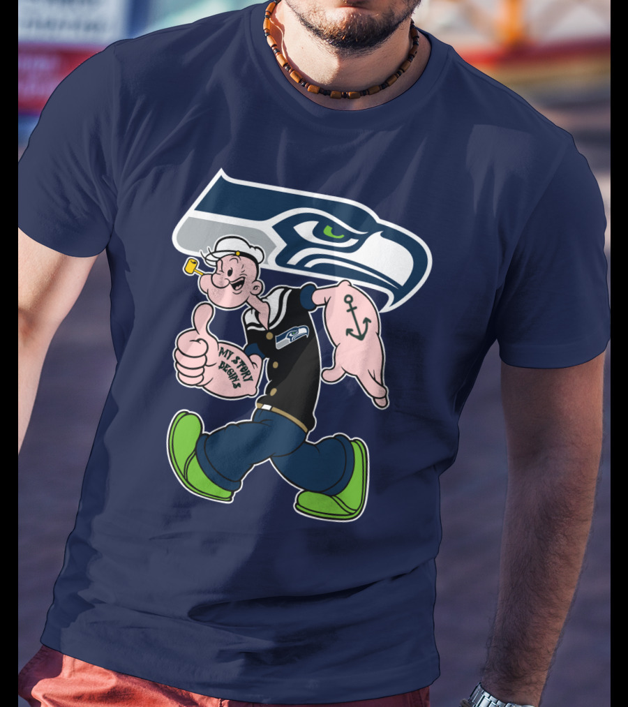 Seahawks Popeye My Jerry Bryant T-Shirt