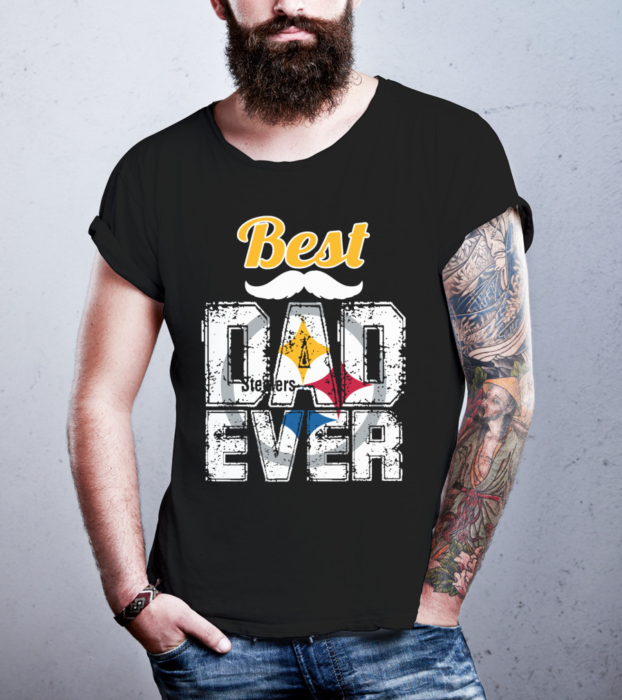 Best Steelers Dad Ever T-Shirt