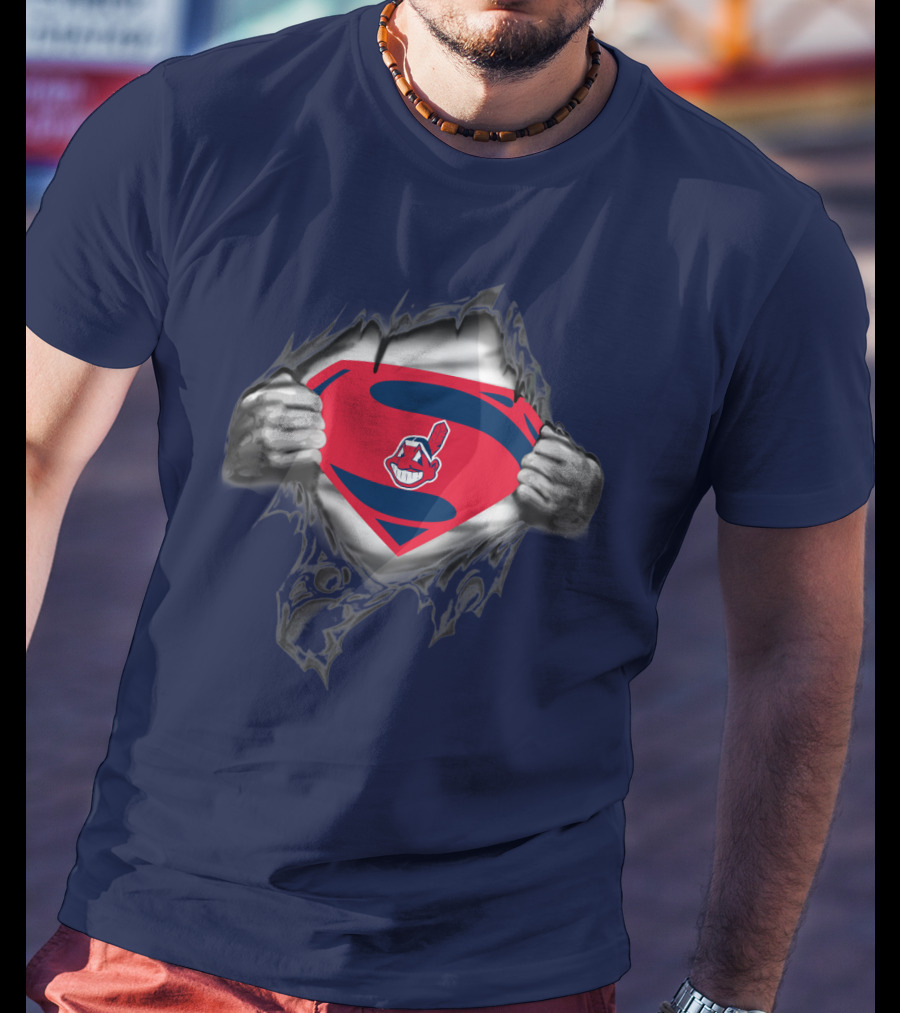 Superman Cleveland Indians T-Shirt