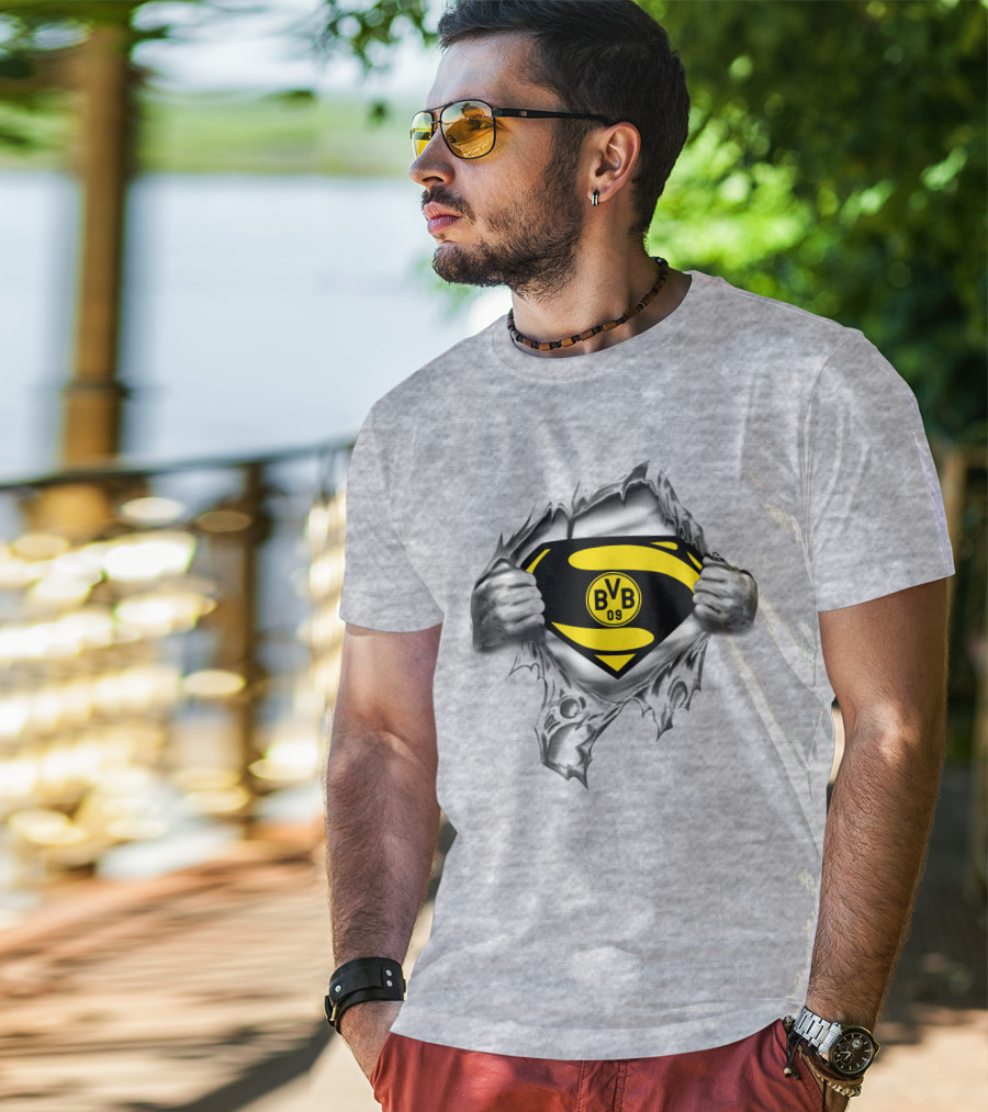 Bvb 09 Dortmund Super Logo Burst T-Shirt