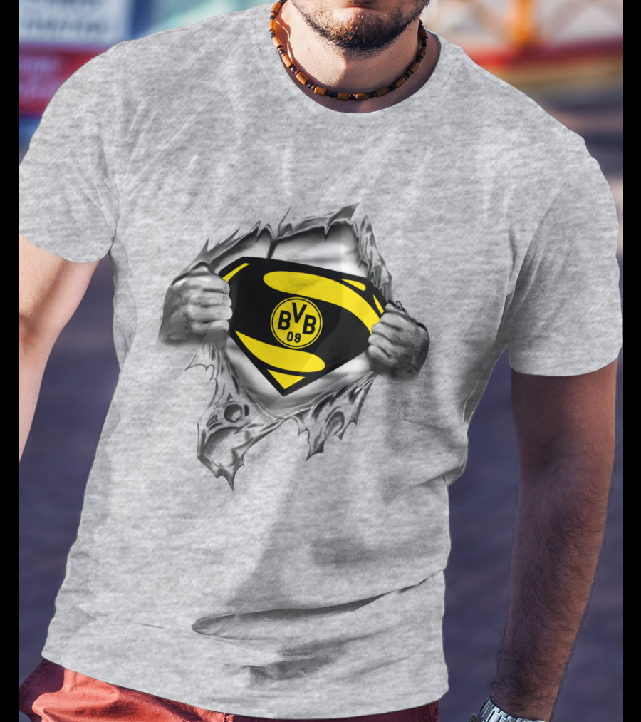 Bvb 09 Dortmund Super Logo Burst T-Shirt