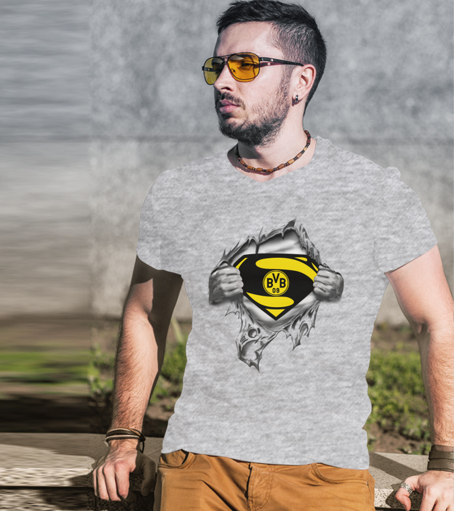 Bvb 09 Dortmund Super Logo Burst T-Shirt