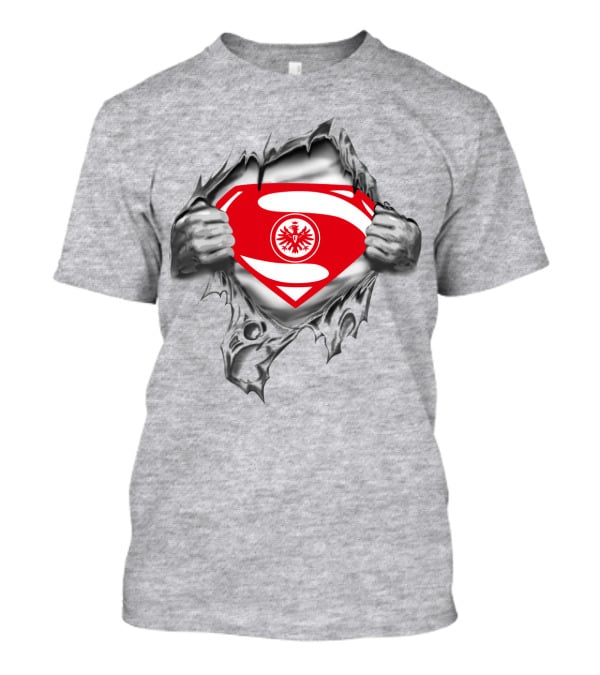 Superman Frankfurt Eintracht Logo Emblem Burst T-Shirt