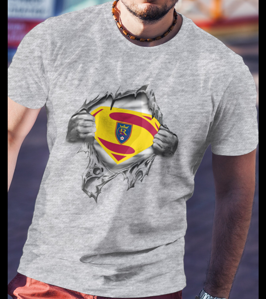 Real Salt Lake Superhero Crest T-Shirt