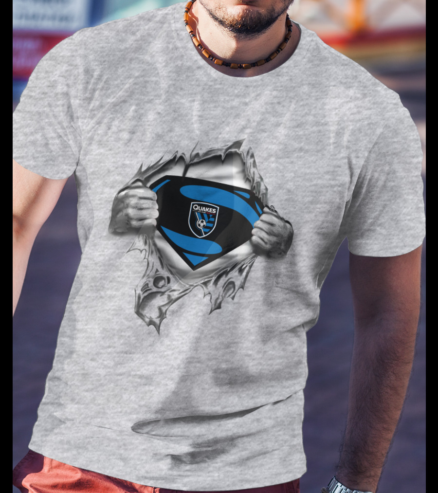 Quakes Super Logo San Jose Earthquakes T-Shirt