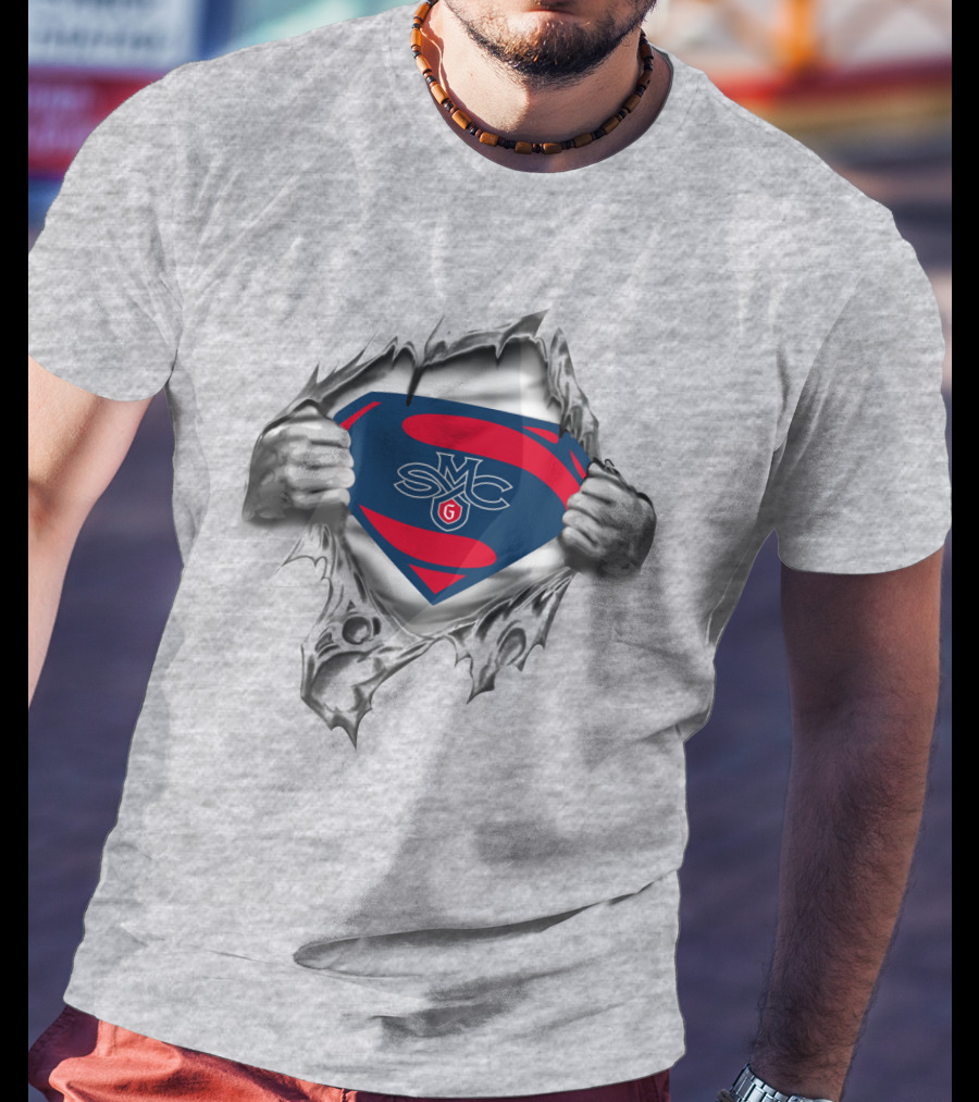 Saint Mary Gaels Smc Superman T-Shirt
