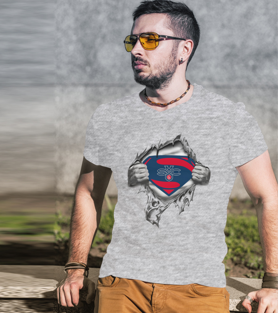 Saint Mary Gaels Smc Superman T-Shirt