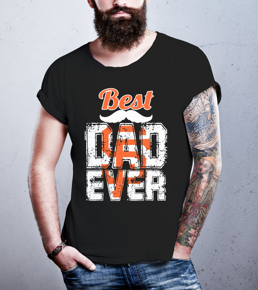 Best Dad Ever Giants Fan T-Shirt