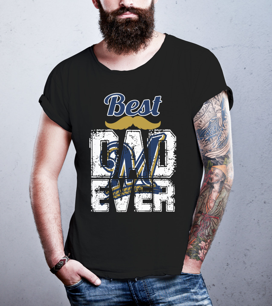 Best Dad Ever Brewers M T-Shirt