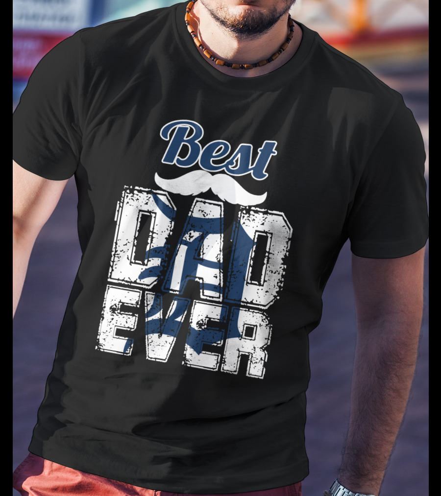 Best Dad Ever Tigers T-Shirt