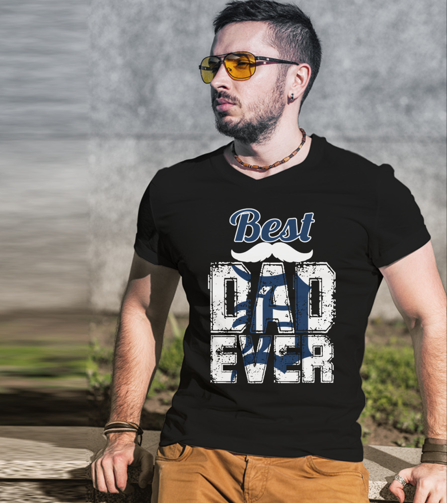 Best Dad Ever Tigers T-Shirt