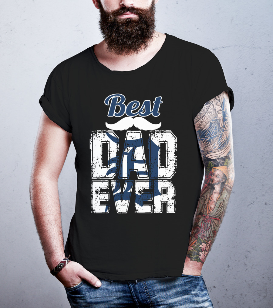 Best Dad Ever Tigers T-Shirt