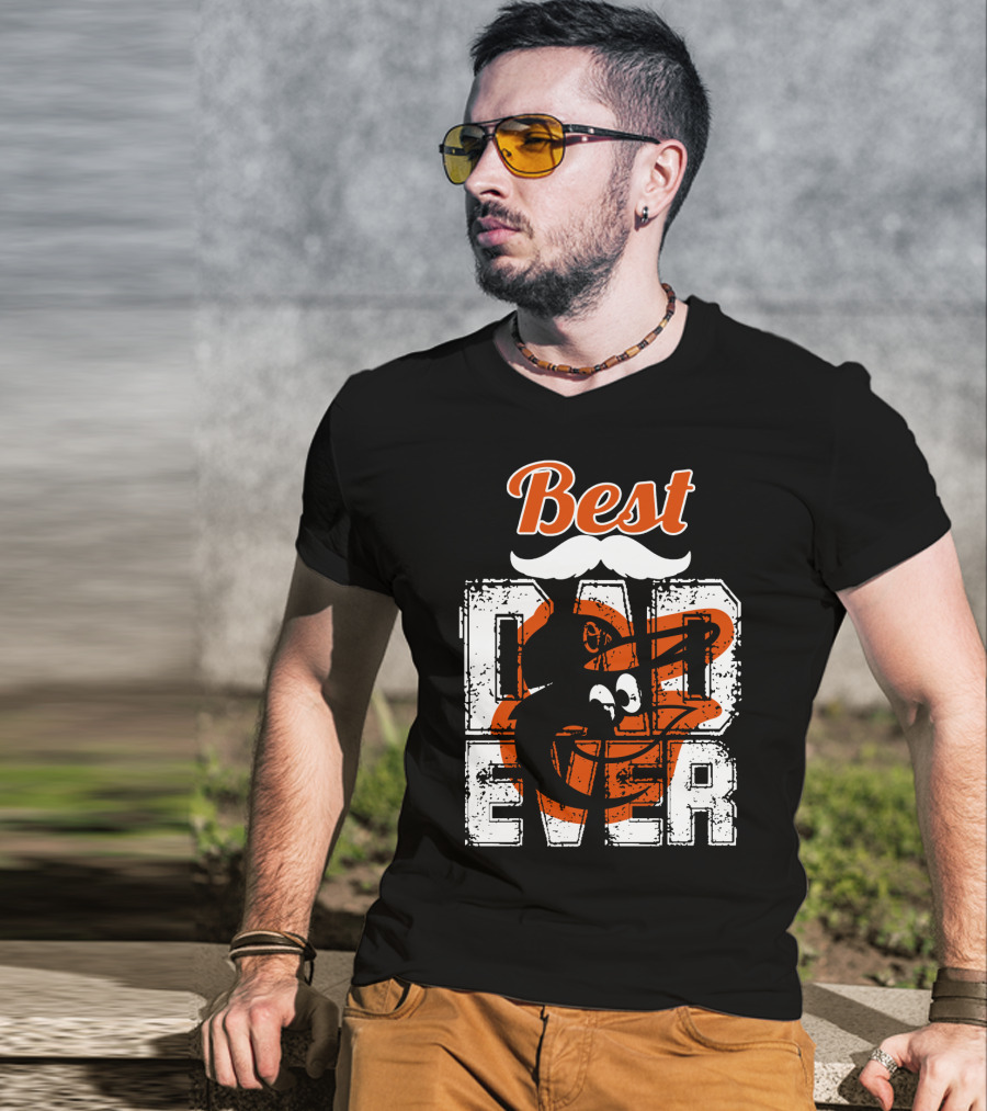 Best Dad Ever Orioles T-Shirt
