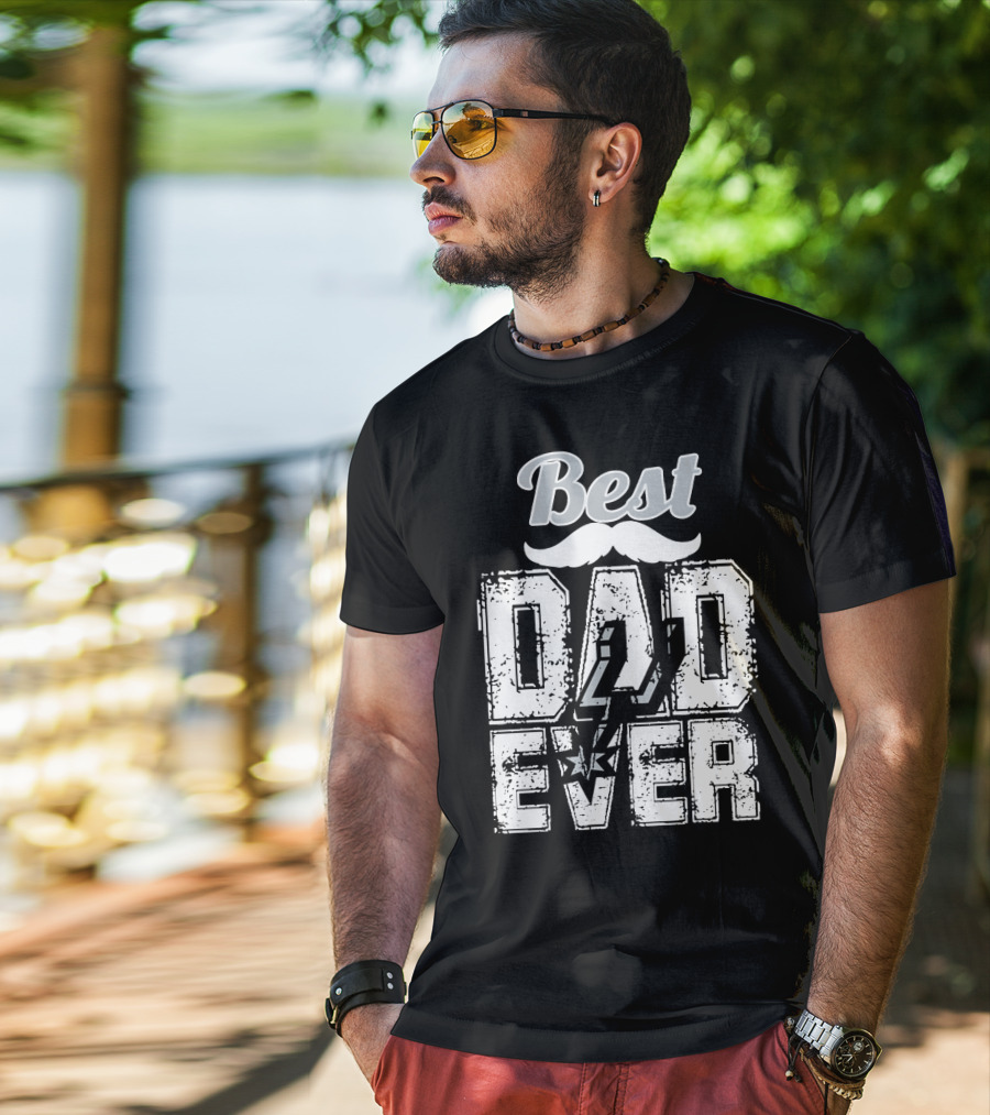 Best Dad Ever Spurs T-Shirt