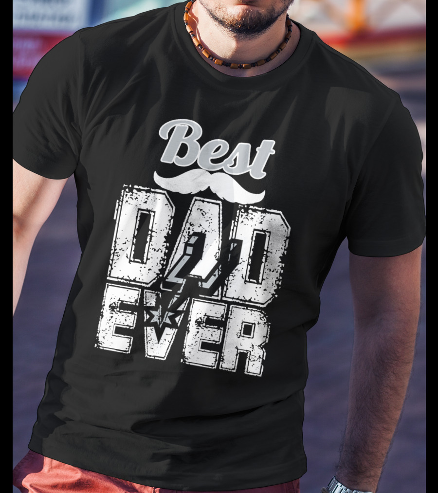 Best Dad Ever Spurs T-Shirt