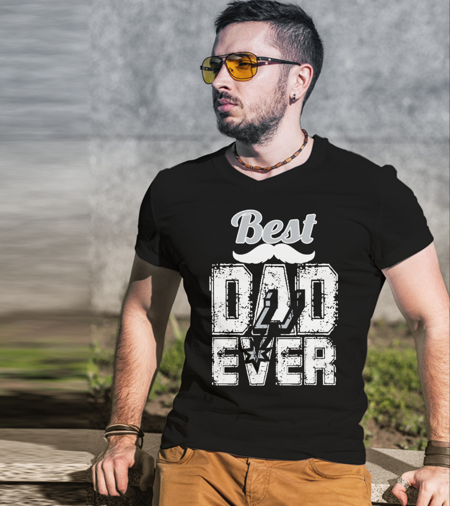 Best Dad Ever Spurs T-Shirt