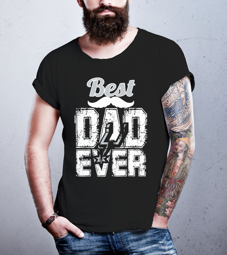 Best Dad Ever Spurs T-Shirt