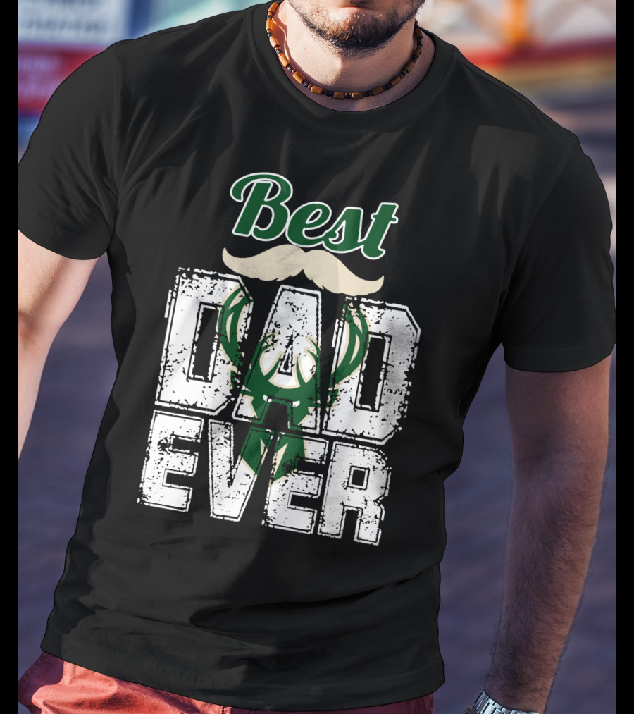Best Dad Ever Bucks T-Shirt