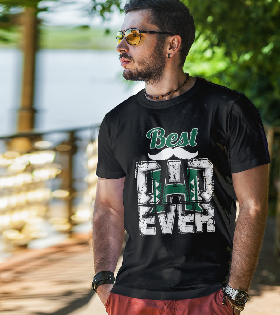 Best Dad Ever Hawaii Rainbow Warriors T-Shirt