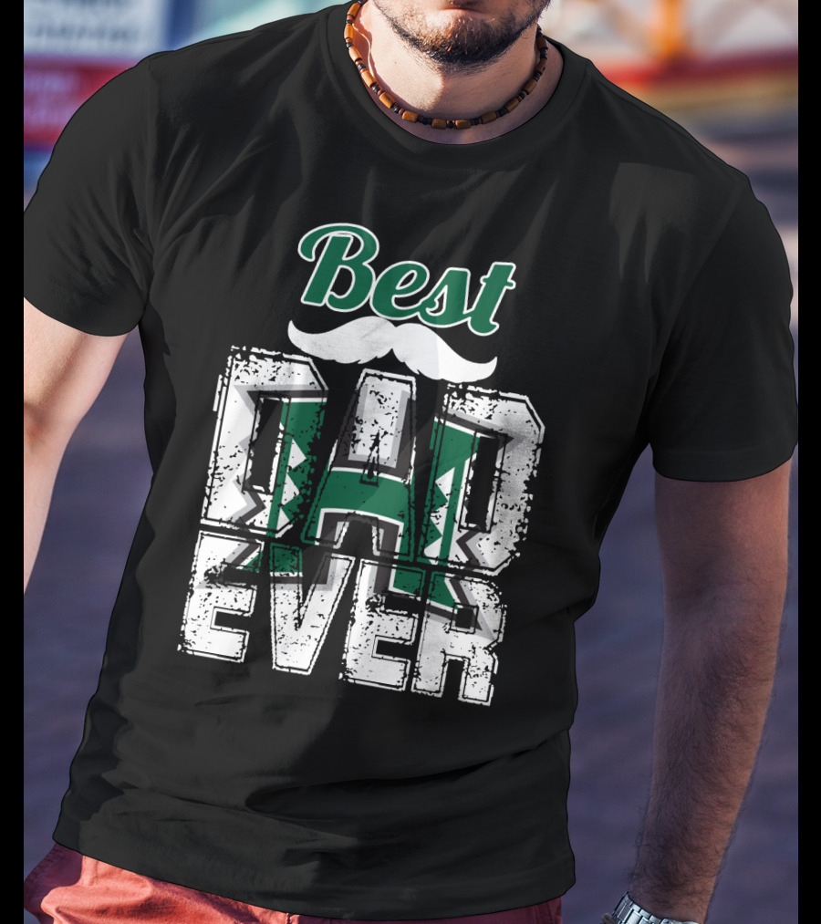 Best Dad Ever Hawaii Rainbow Warriors T-Shirt