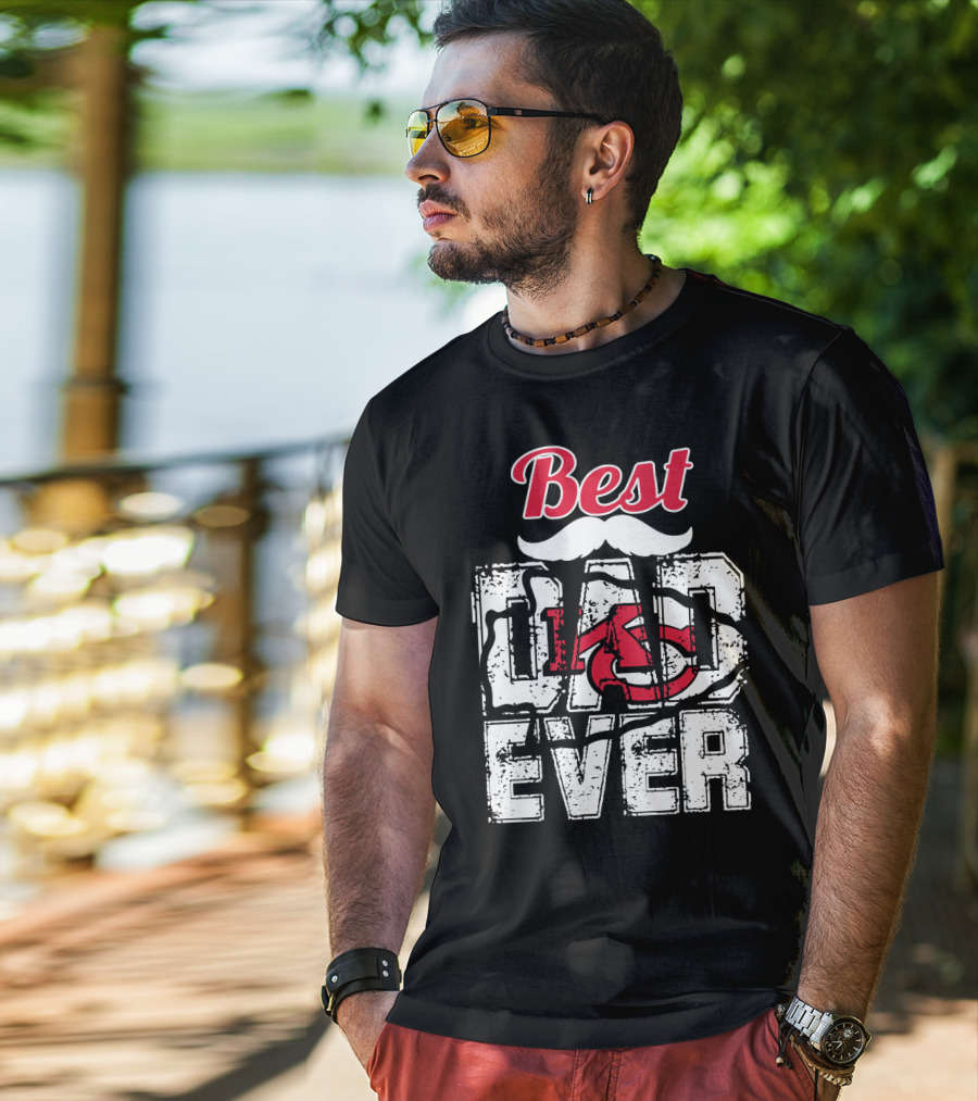 Best Dad Ever Chiefs T-Shirt