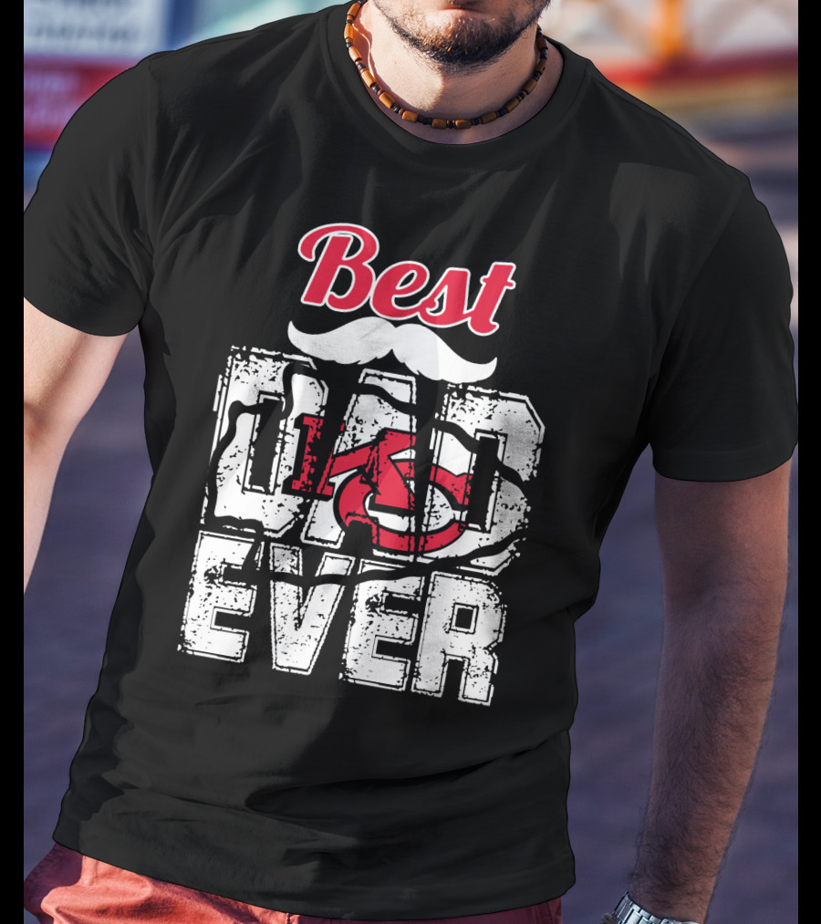 Best Dad Ever Chiefs T-Shirt