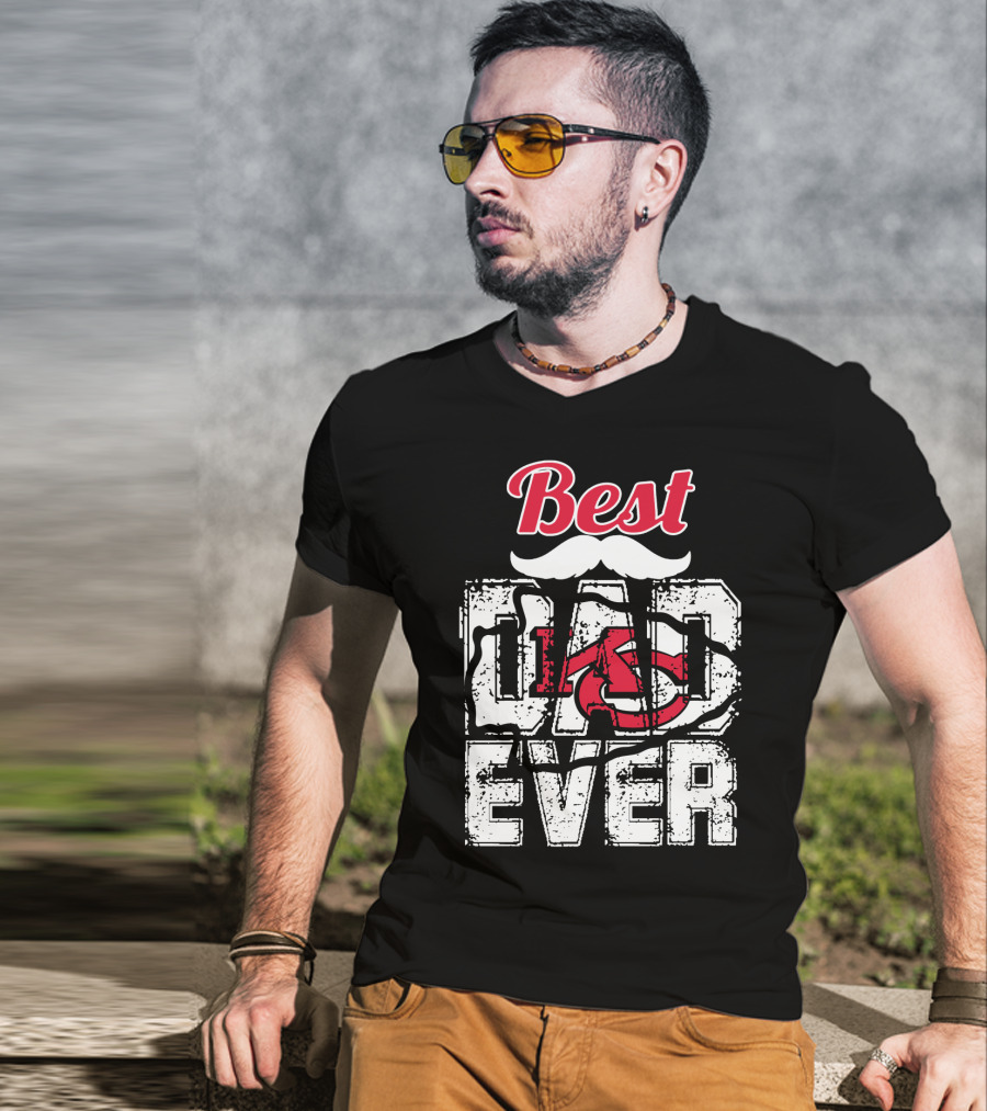 Best Dad Ever Chiefs T-Shirt