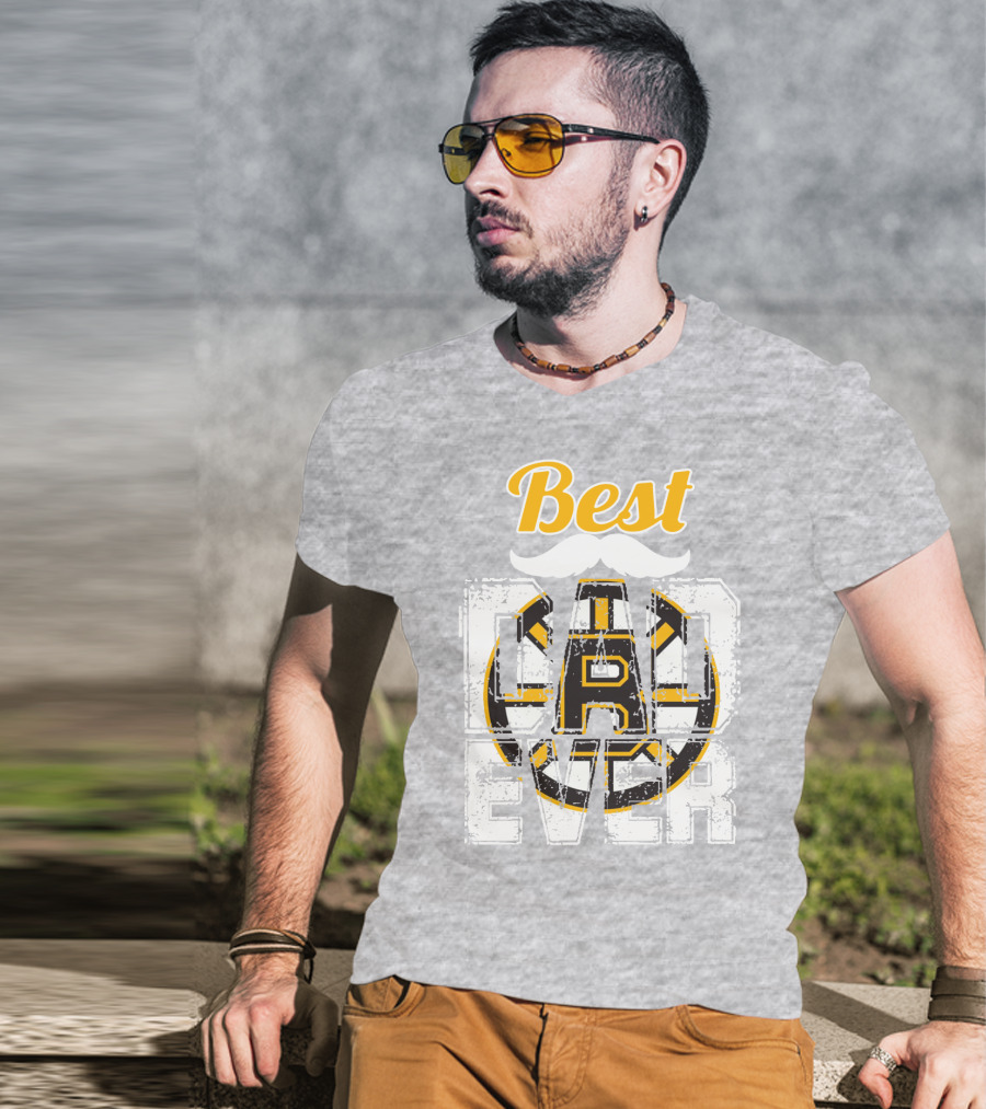 Best Dad Ever Bruins T-Shirt
