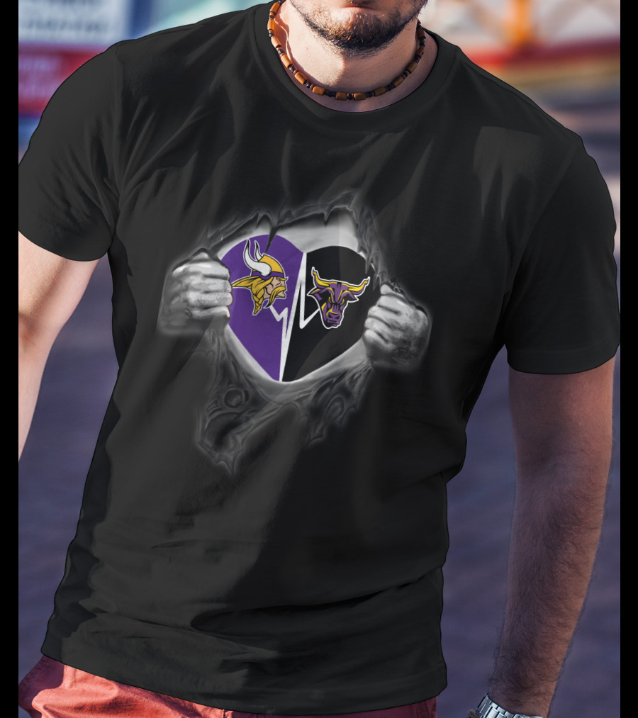 Vikings Mankato Mavericks Split T-Shirt