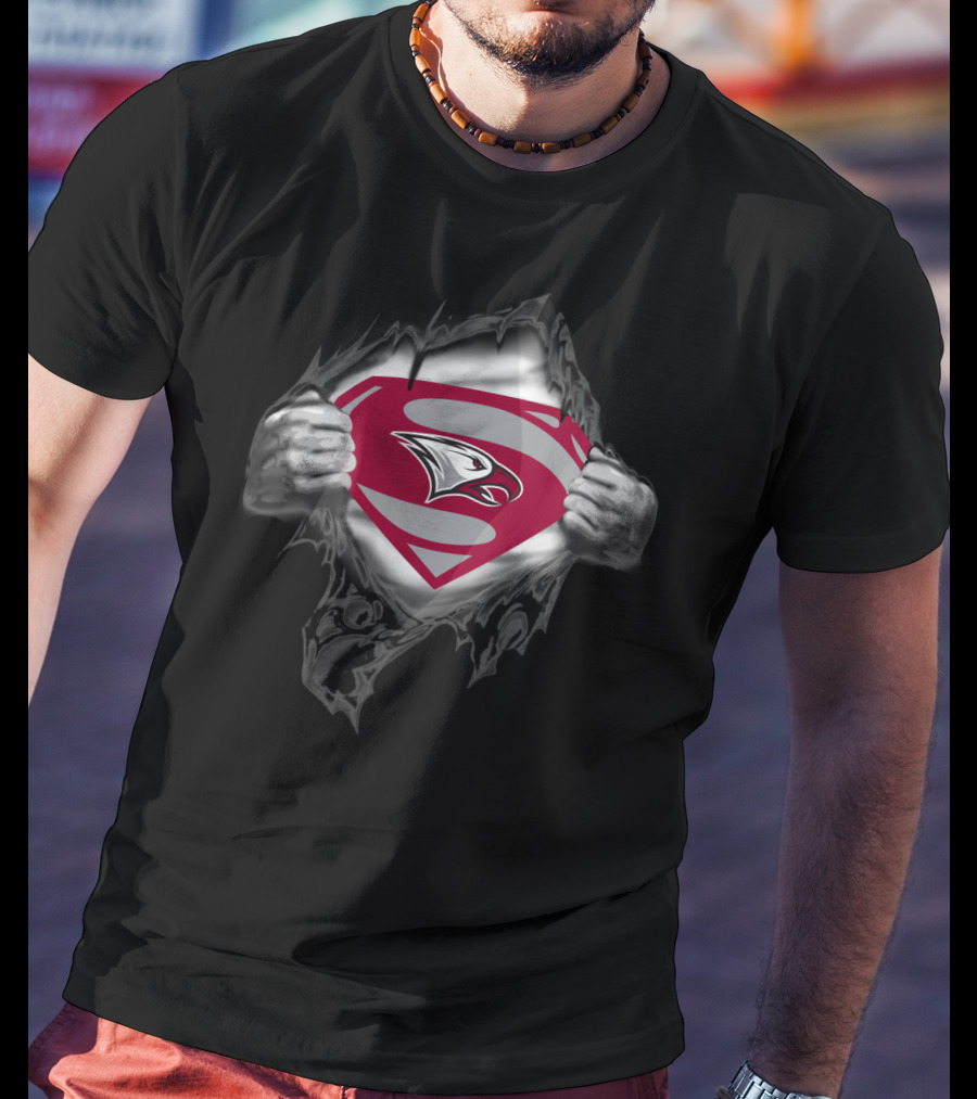 North Carolina Central Eagles Superman Logo Burst T-Shirt