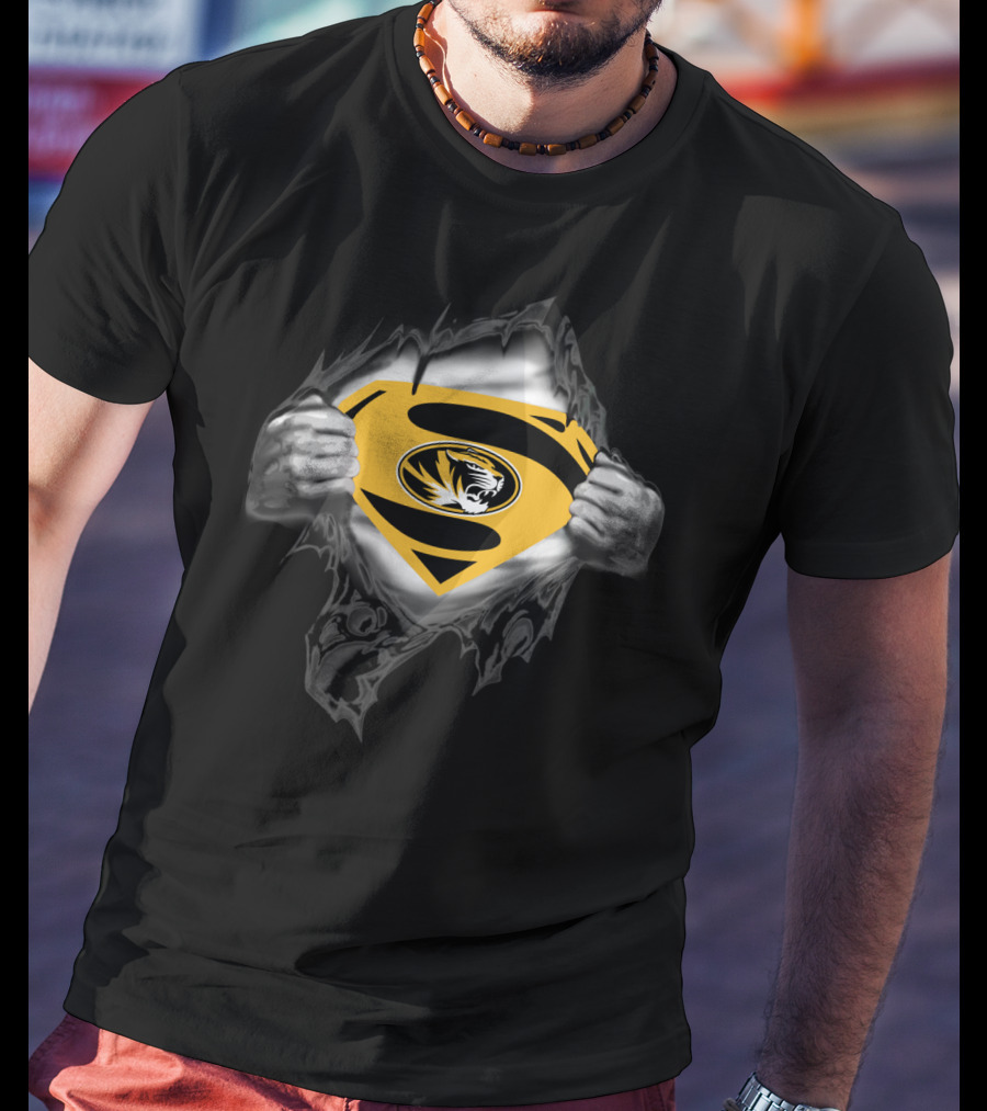 Missouri Tigers Logo Superhero T-Shirt