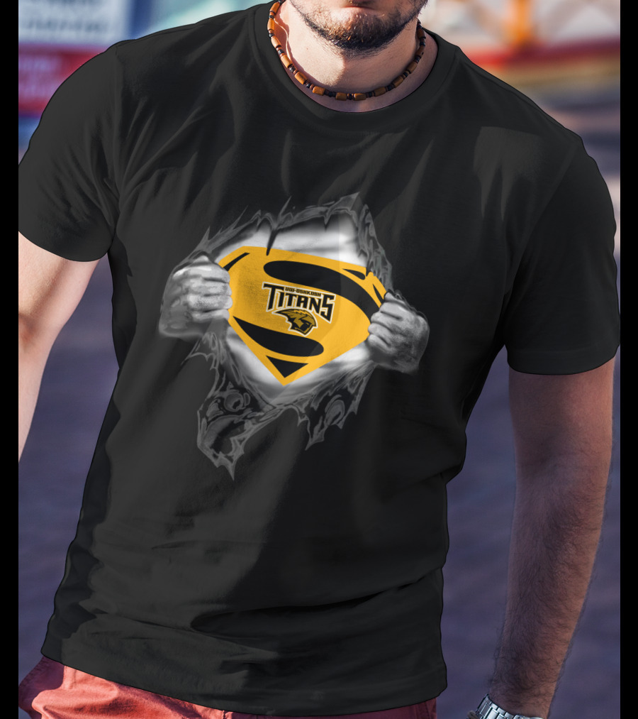 Superman Rip 302 Oshkosh Titans T-Shirt